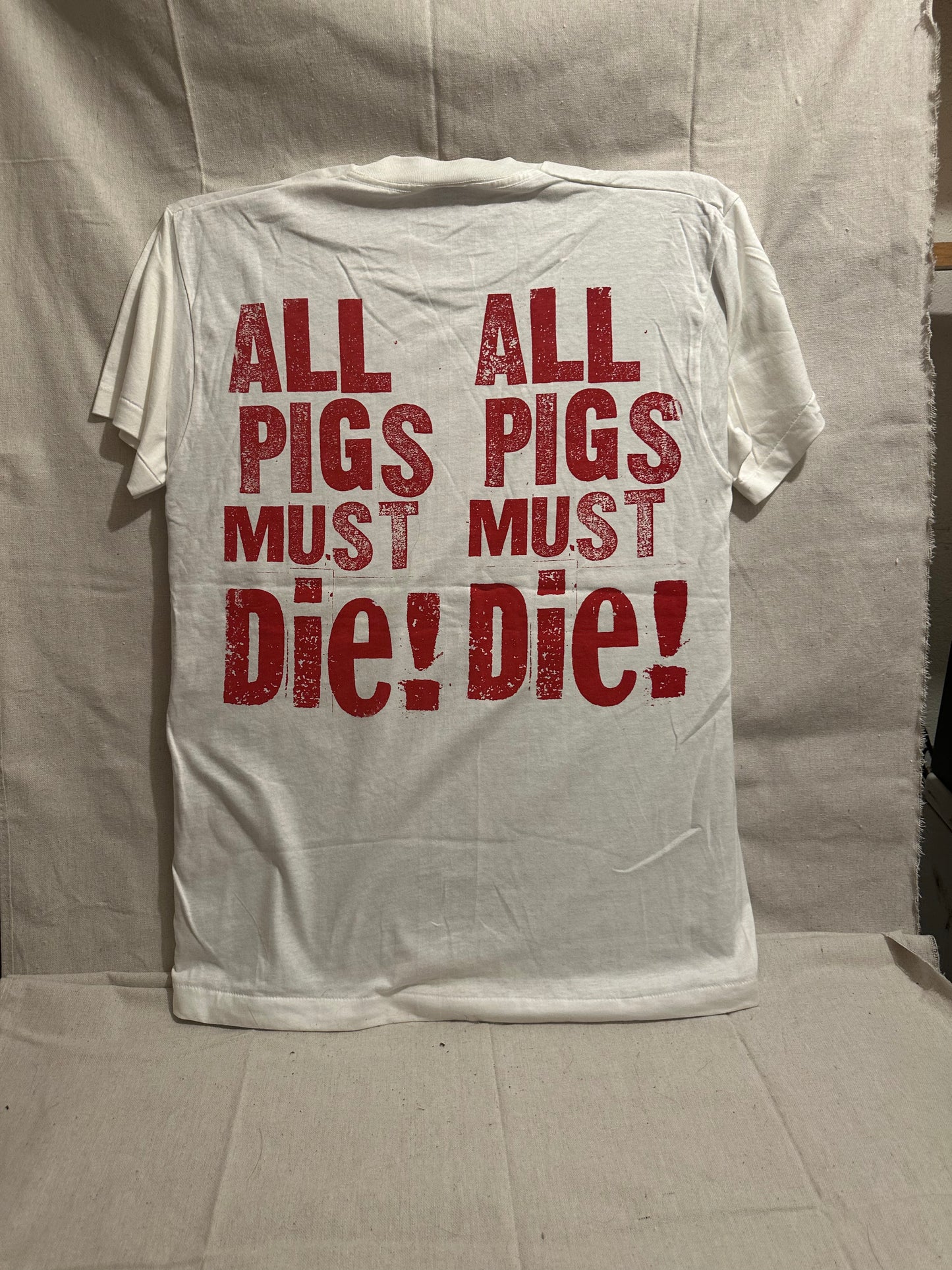 Don Rock - all pigs must die v1 T-Shirt Size Large